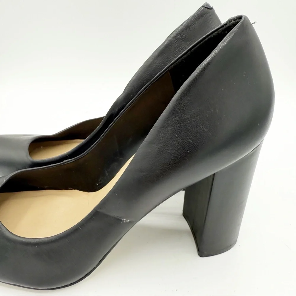 Massimo Matteo Anna Black Pumps Heels Shoes Quiet Luxury Career Professional
